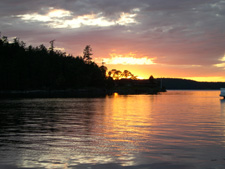 Sunset at Shaw Island, San Juan Islands, WA